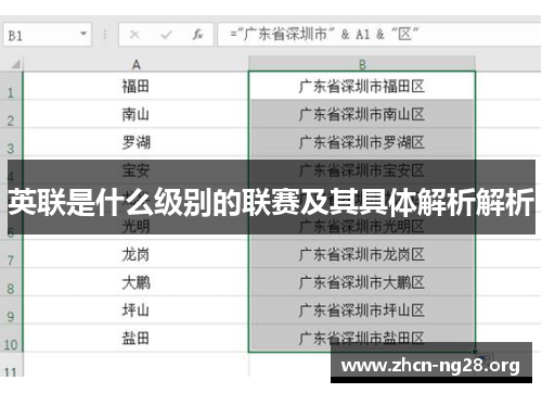 英联是什么级别的联赛及其具体解析解析